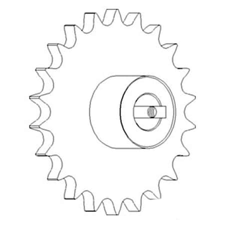 Aic Replacement Parts Spocket, Return/Tailings, Upper Fits John Deere CTS CTS II 9400 WN-AH121046-PEX